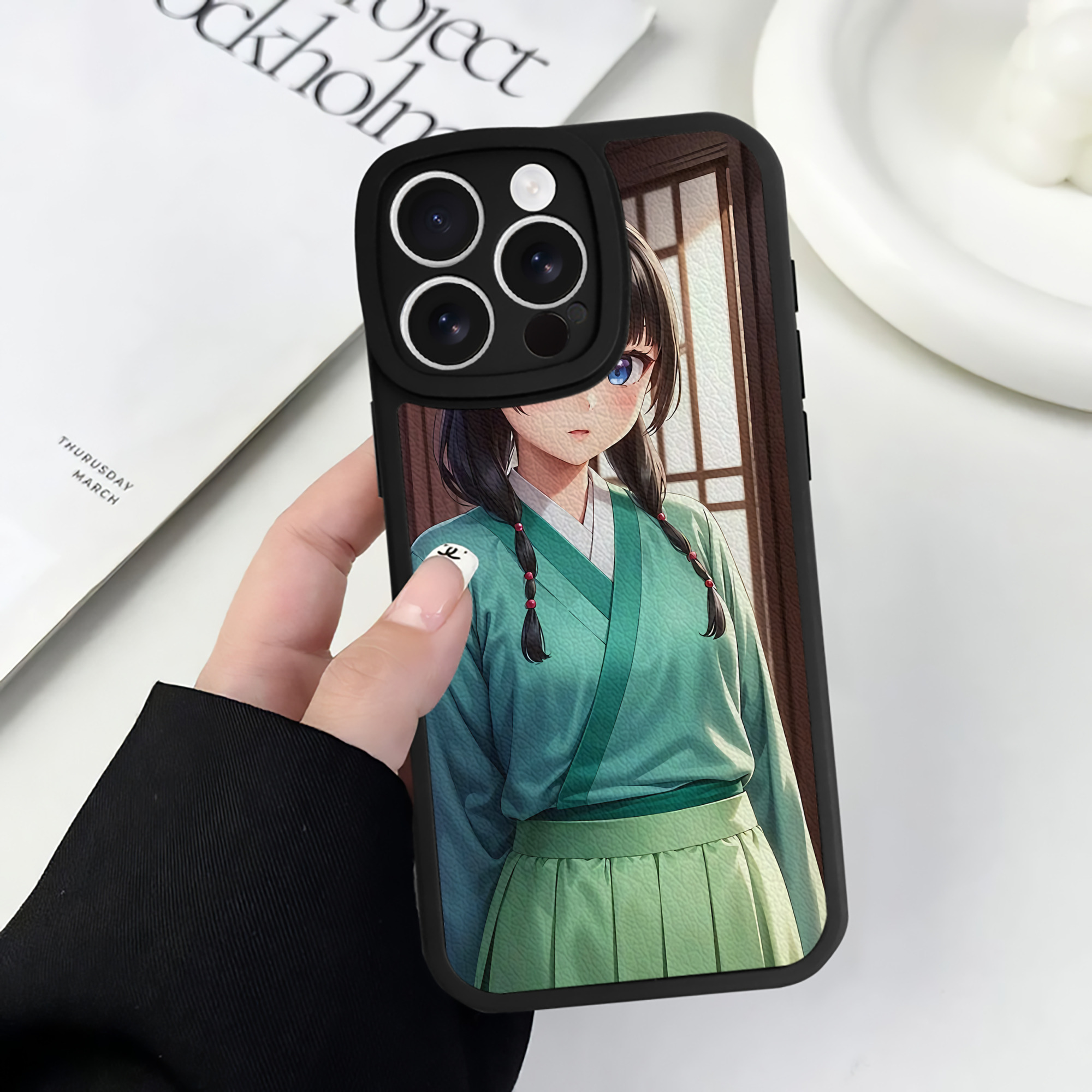 薬屋のひとりごと The Apothecary Diaries 【iPhone 16シリーズ対応】シリコンスマホケース（レザー調） 材質：シリコン